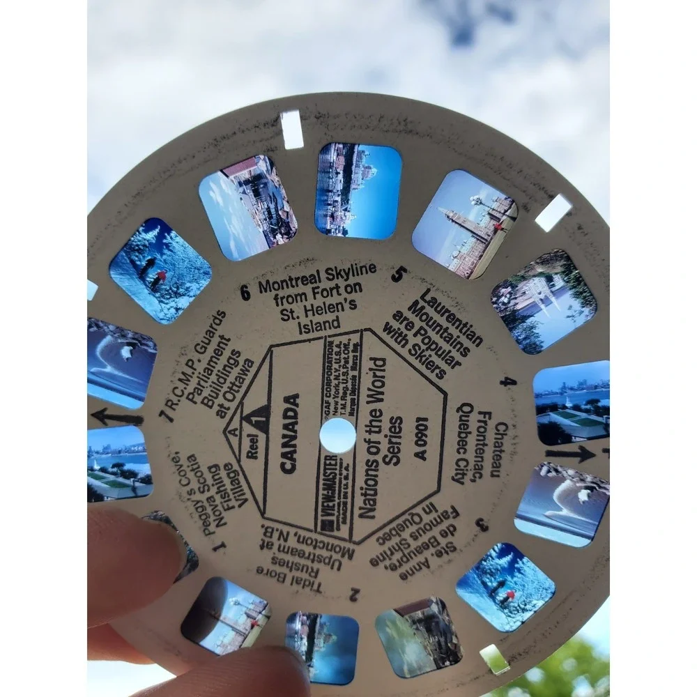 Vintage • View Master 3-D Tour- Canada - 3‎ Reels/21 Pictures